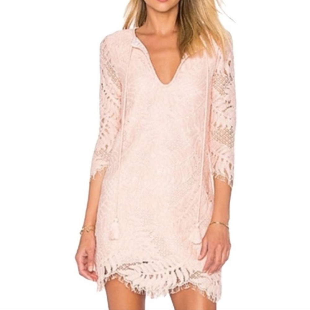 NWT Lovers + Friends Marlie 3/4 Sleeve Mini Dress
